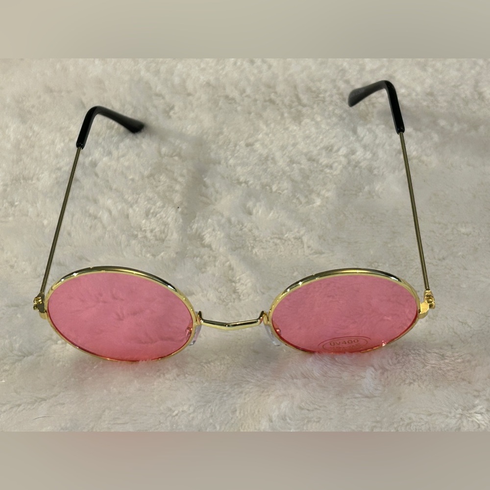 Pink Round Lens Sunglasses